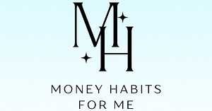 A print with the logo Money Habits For Me With initial MH
